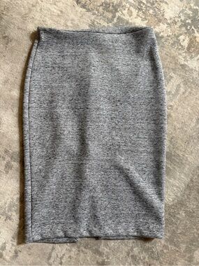H&M Light Gray Heather Pencil Skirt